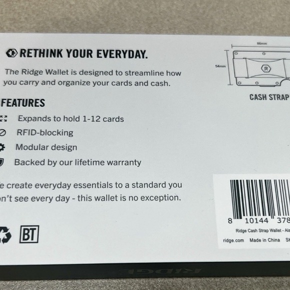 The Ridge Wallet Alaska Twilight - Picture 3 of 3